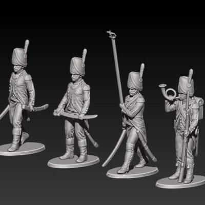 Napoleonic french grenadier command group