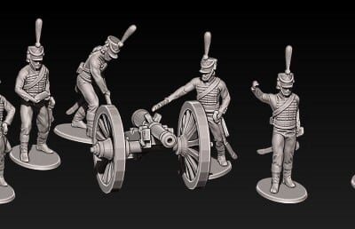 Napoleonic french horse artillery