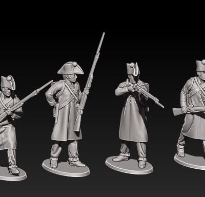 napoleonic french fusiliers winter with bicorne