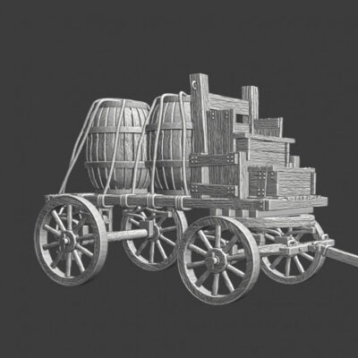 Medieval Supply Wagon - Bring forth the wine - NCM