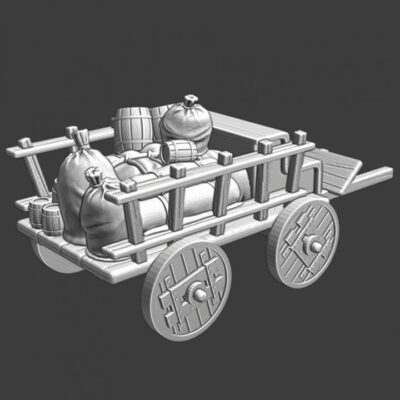 Medieval Supply Wagon, camp goods - NCM