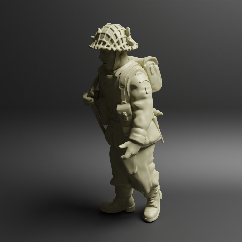 Canadian WW2 soldier Moustasche