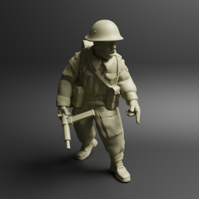 Canadian WW2 soldier NCO