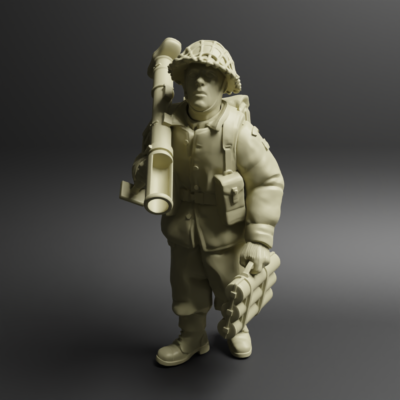 Canadian WW2 soldier Piat