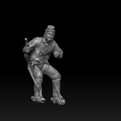 Cavalry firing pistol right side