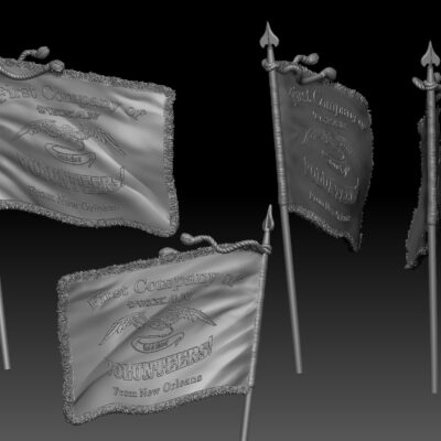 Flag of New Orleans Greys - Alamo