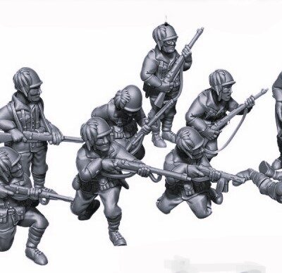 Italian Bersaglieri infantry WW2