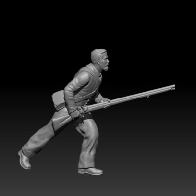 Alamo Volunteer running low with musket