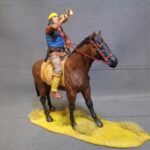 Native American scout sounding trumpet photo review