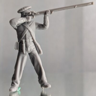 Alamo Volunteer defender aiming