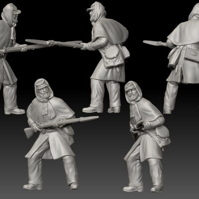 Winter Union Infantry with scarf