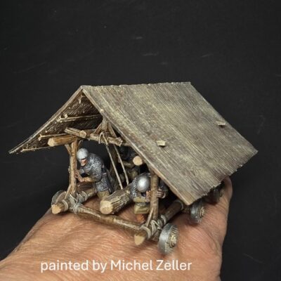 Medieval Battering Ram and Crew