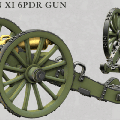 French An XI 6pdr Cannon