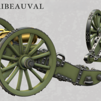 French Gribeauval 12pdr Cannon