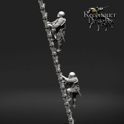 Medieval ladder climbers