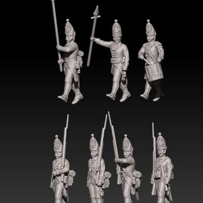 Napoleonic Tsardom of Russia grenadiers 1799 set 1