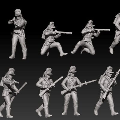 Tsardom of Russia jagers Potemkin uniform 1786 96 set 2