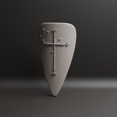 4x Christian 12th c Kite Shield 3