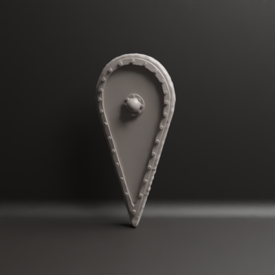 4x Christian Long Kite Shield rim