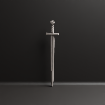 5x Medieval Christian Sword 5