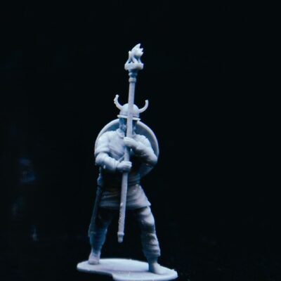 Ancient Celtic Banner carrier with boar banner