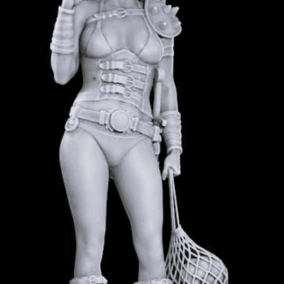 Barbarian with Head Sack