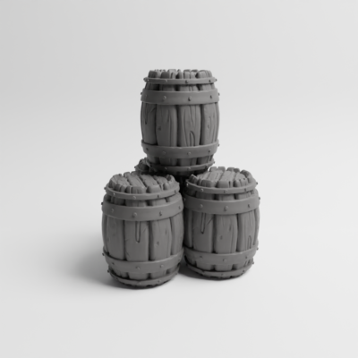 Barrel Stack (huge wine barrels)