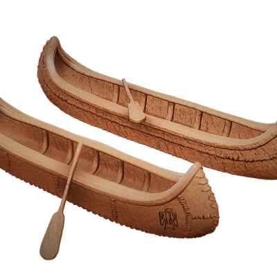 Native American Canoo set of two
