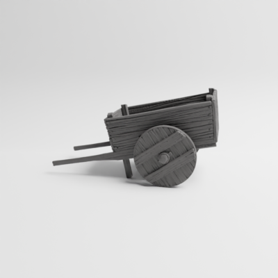 Medieval farmer Cart