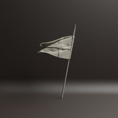 Medieval Crusader Flag Full
