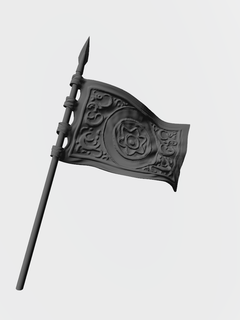 Moors Almoravid Flag Complete