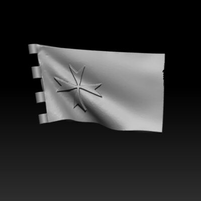 Medieval flag Hospitaller