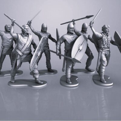 Ancient Unarmoured Celtic Warriors set