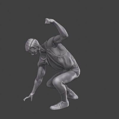 Zombie breaking glass