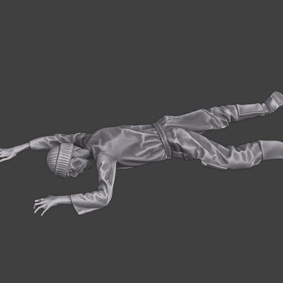 Zombie resting after a long day