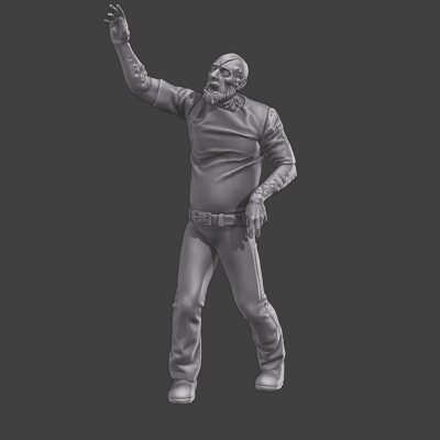 Zombie reaching arm up