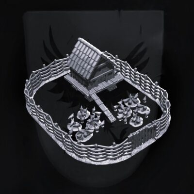 Chicken Coop and Chickens