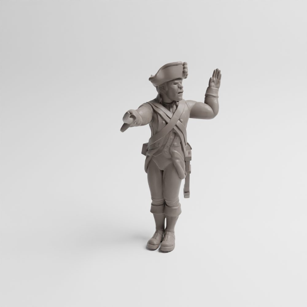 Revolutionary War Infantry Officer