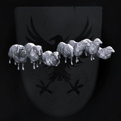 Medieval flock of Sheep