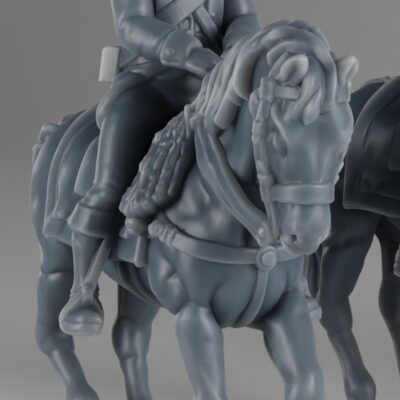 Revolutionary War Mounted Officer v1