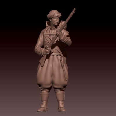 Zouave Pennsylvania Civil War Soldier ready