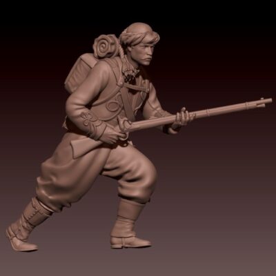 Zouave Pennsylvania Civil War Soldier standing low