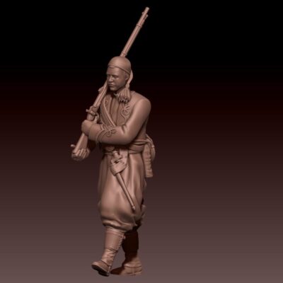 Young Zouave Pennsylvania Civil War marching