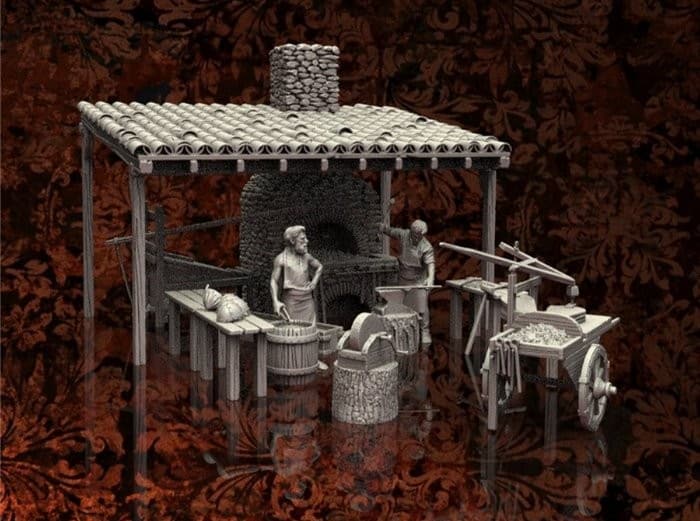 Medieval Blacksmith Scene