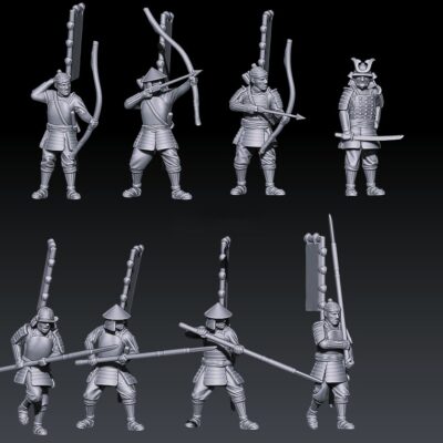 Japanese Samurai infantry set 2