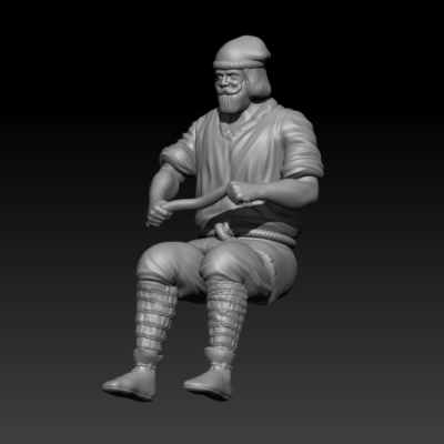 Viking wagon driver coachman