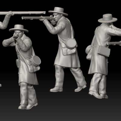Alamo Defender Standing firing rifle