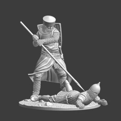 Danish Vassal cleaning the battlefield