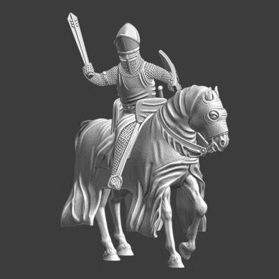 Mounted bishop with Mace