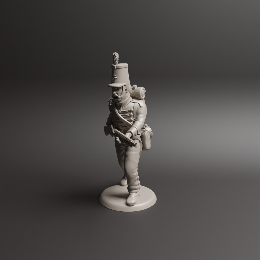 Napoleonic Portuguese Cazadores Carging 1b